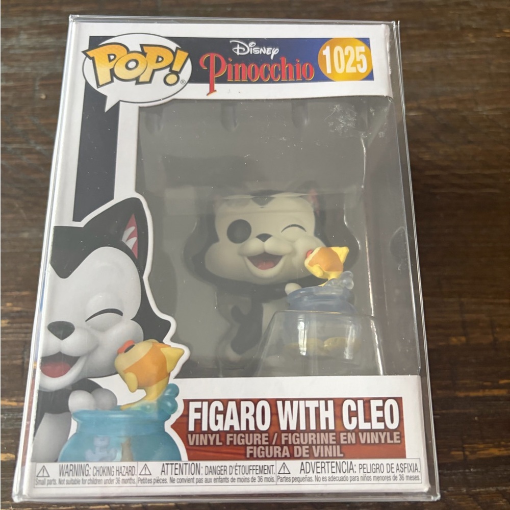 Pinnochio Disney figaro with Cleo Funko Pop
